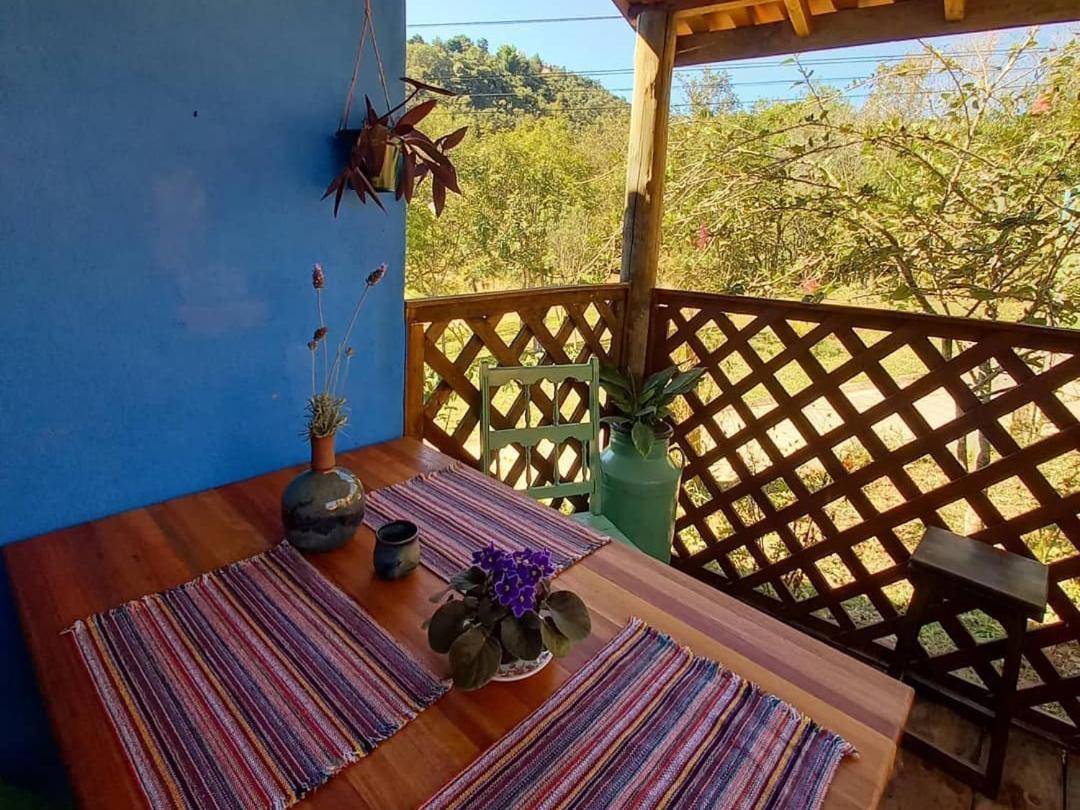 Chales Encantos De Cunha Azul Exteriör bild